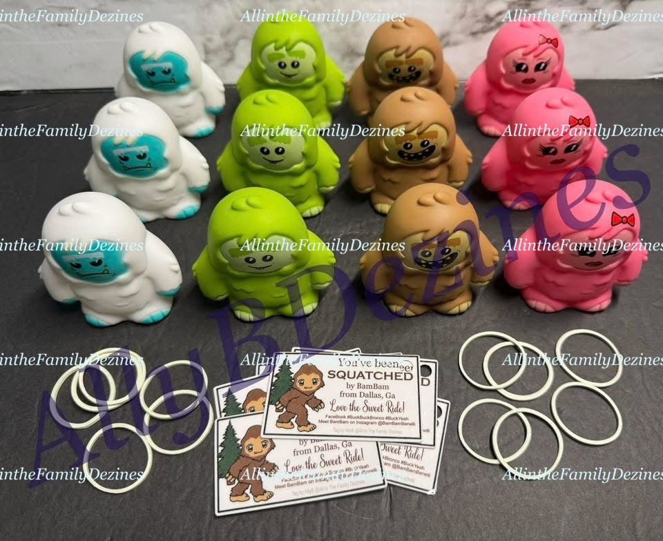 Sasquatch for Squatching (aka Bucking) Set of 12