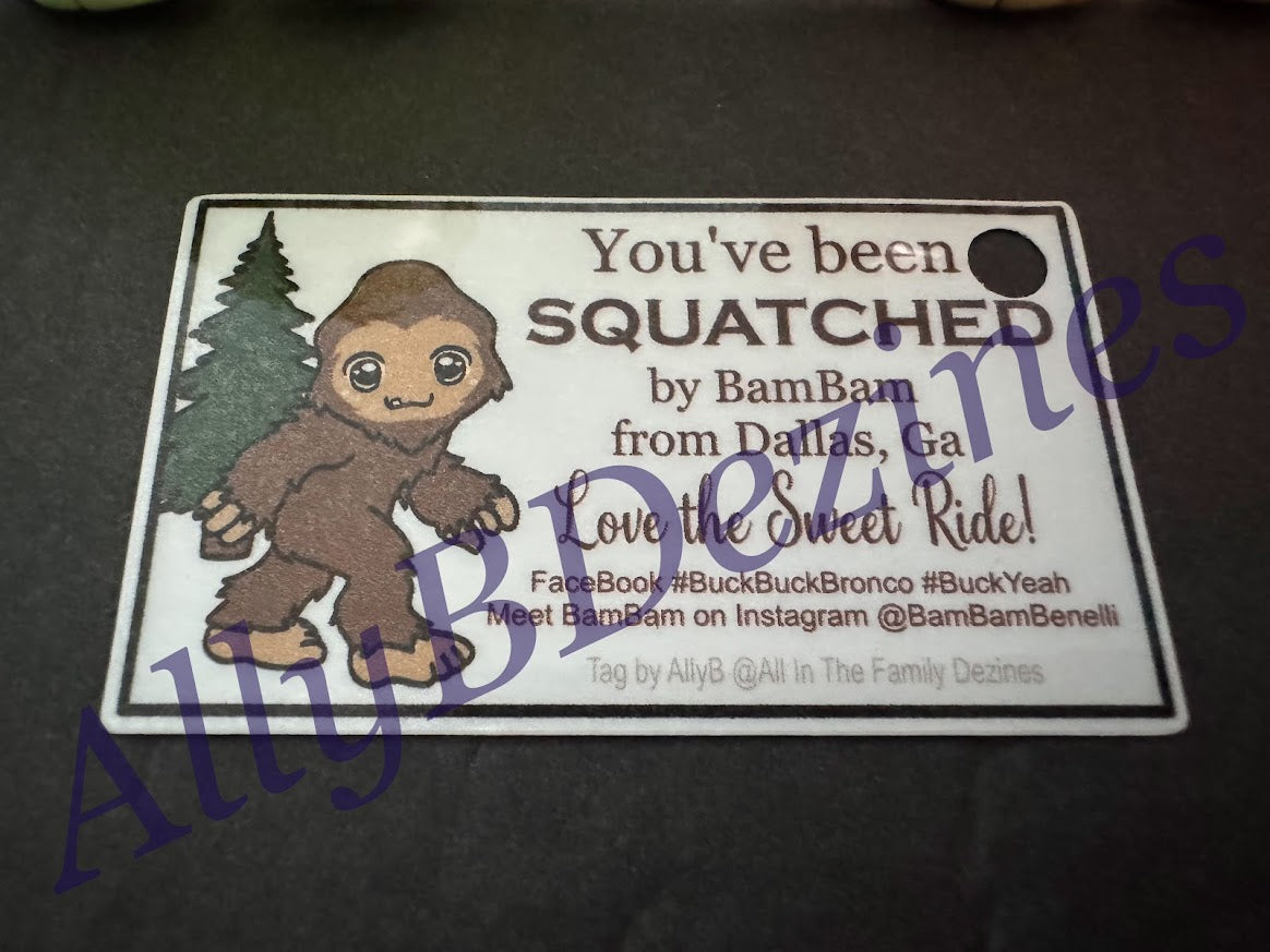 Sasquatch for Squatching (aka Bucking) Set of 12