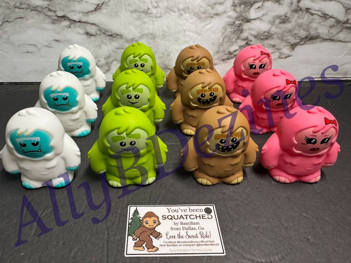 Sasquatch for Squatching (aka Bucking) Set of 12