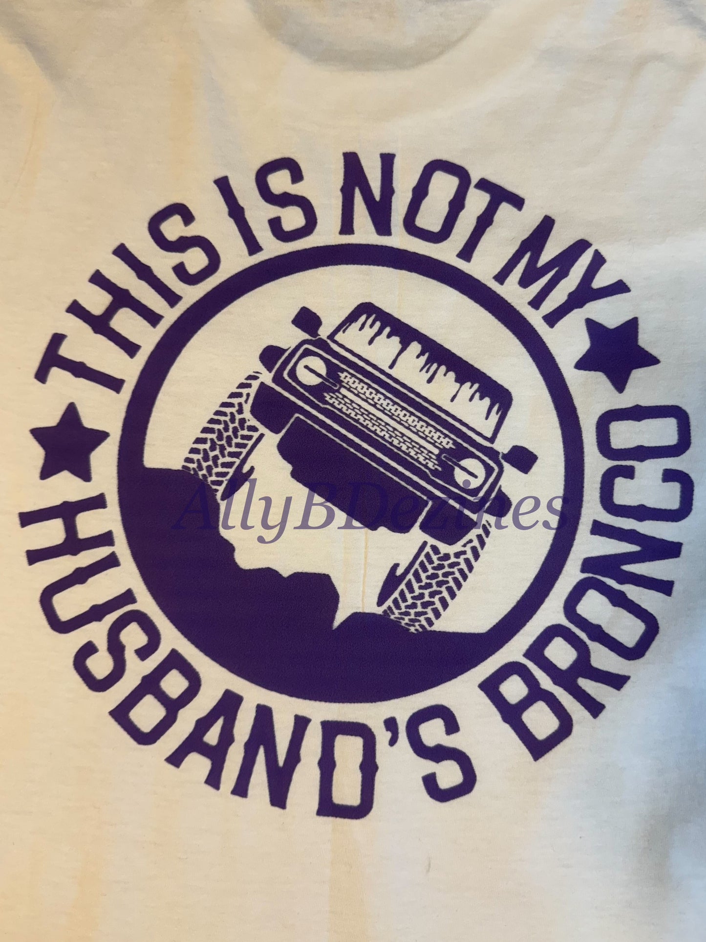 Not My Husbands Bronco 2 (Decal)
