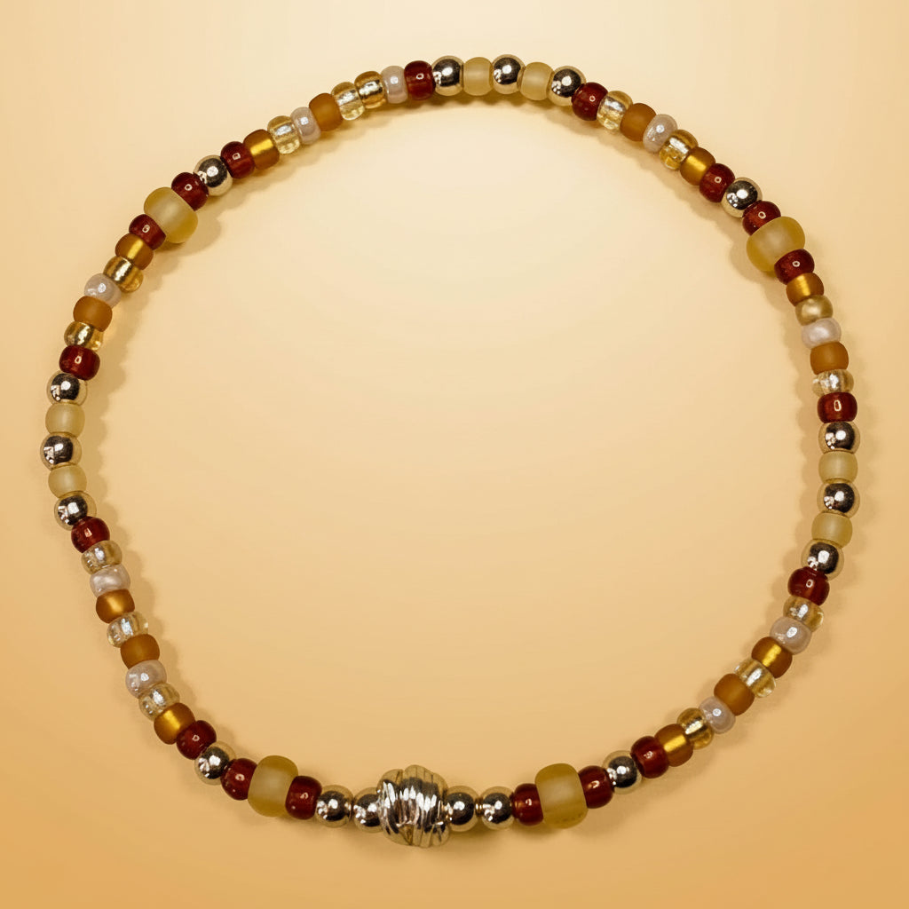 "Harvest Grains 1" w/gold accents