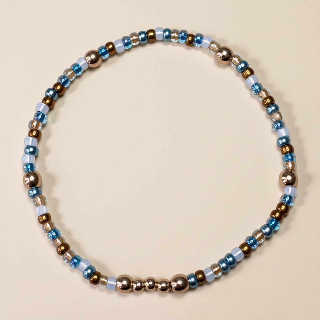 "Lagoon 1" w/gold accents