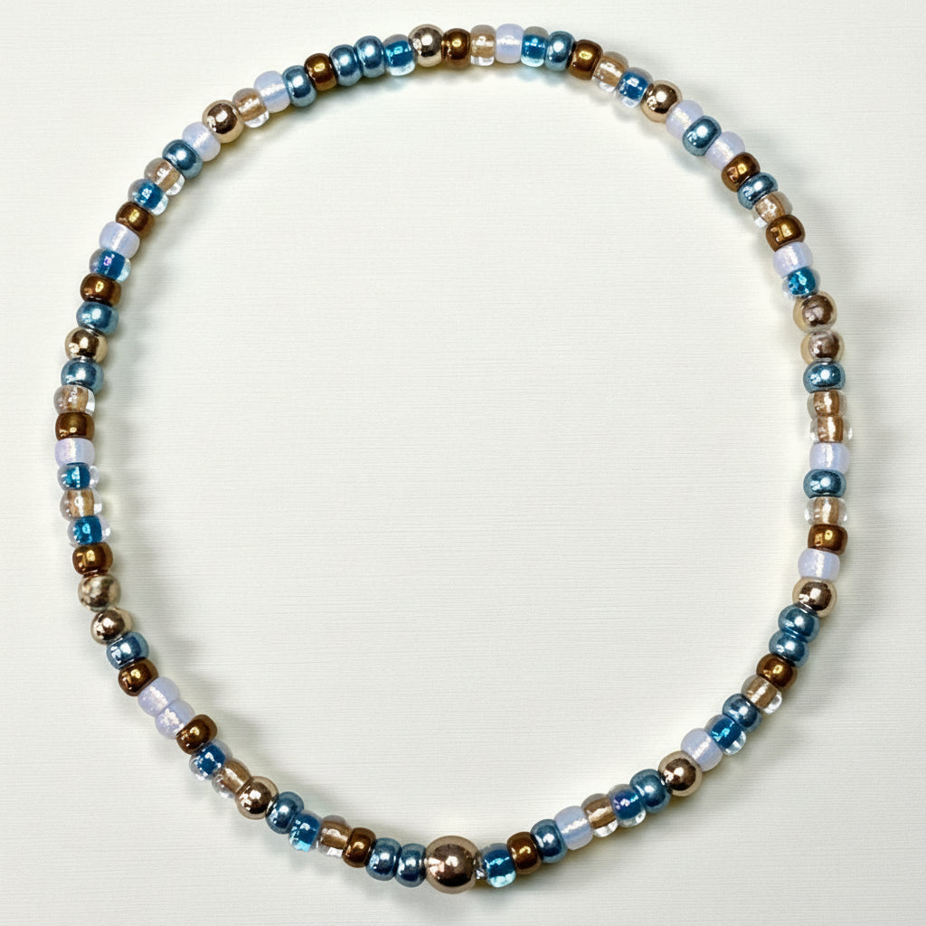 "Lagoon 2" w/gold accents