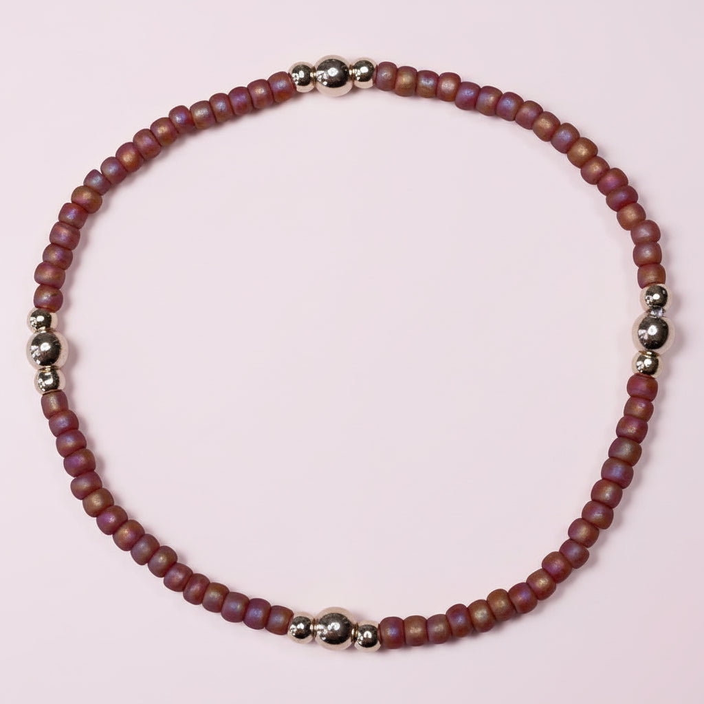 "Orange Rainbow" w/gold accents