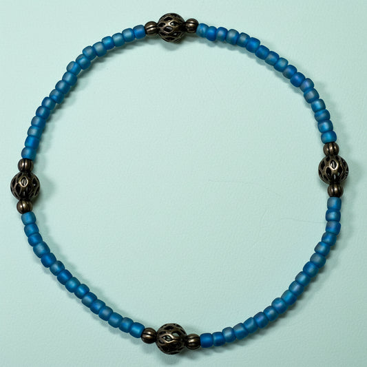 "Peacock" w/bronze accents