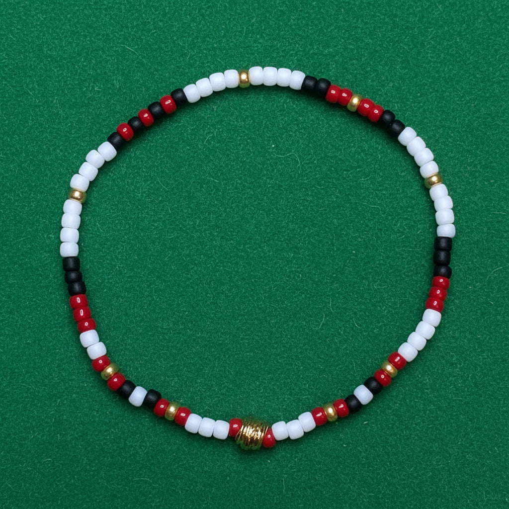 "Aces High" w/gold accents