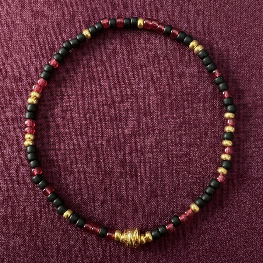 "BlackRaspberry" w/gold accents