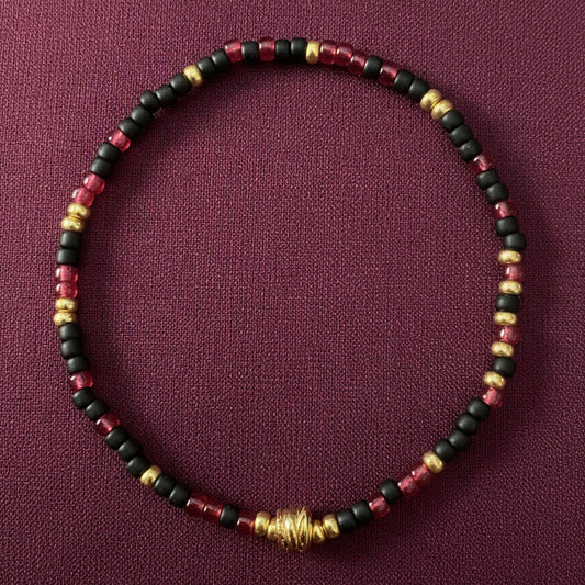 "BlackRaspberry" w/gold accents