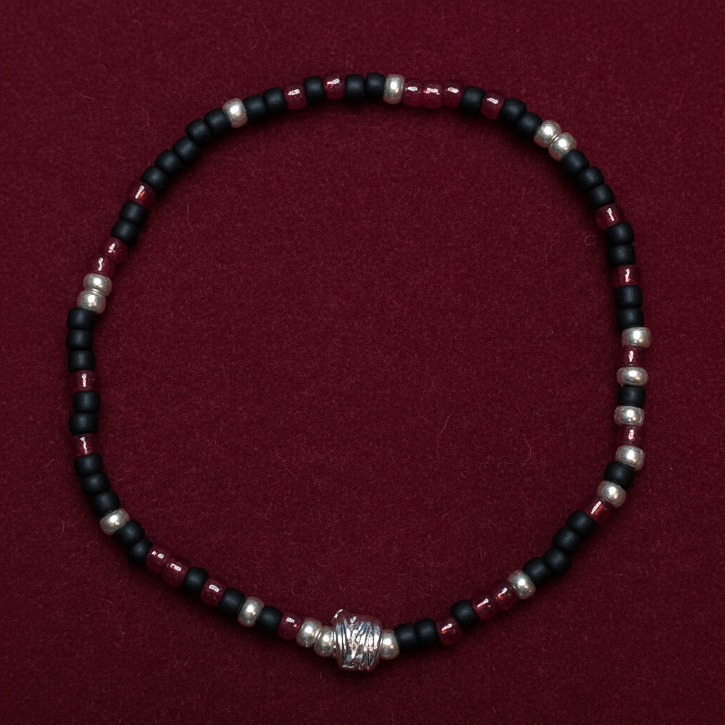 "BlackRaspberry" w/silver accents