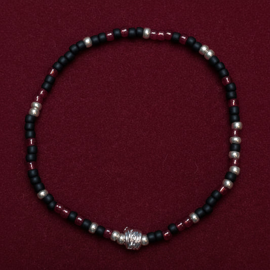 "BlackRaspberry" w/silver accents