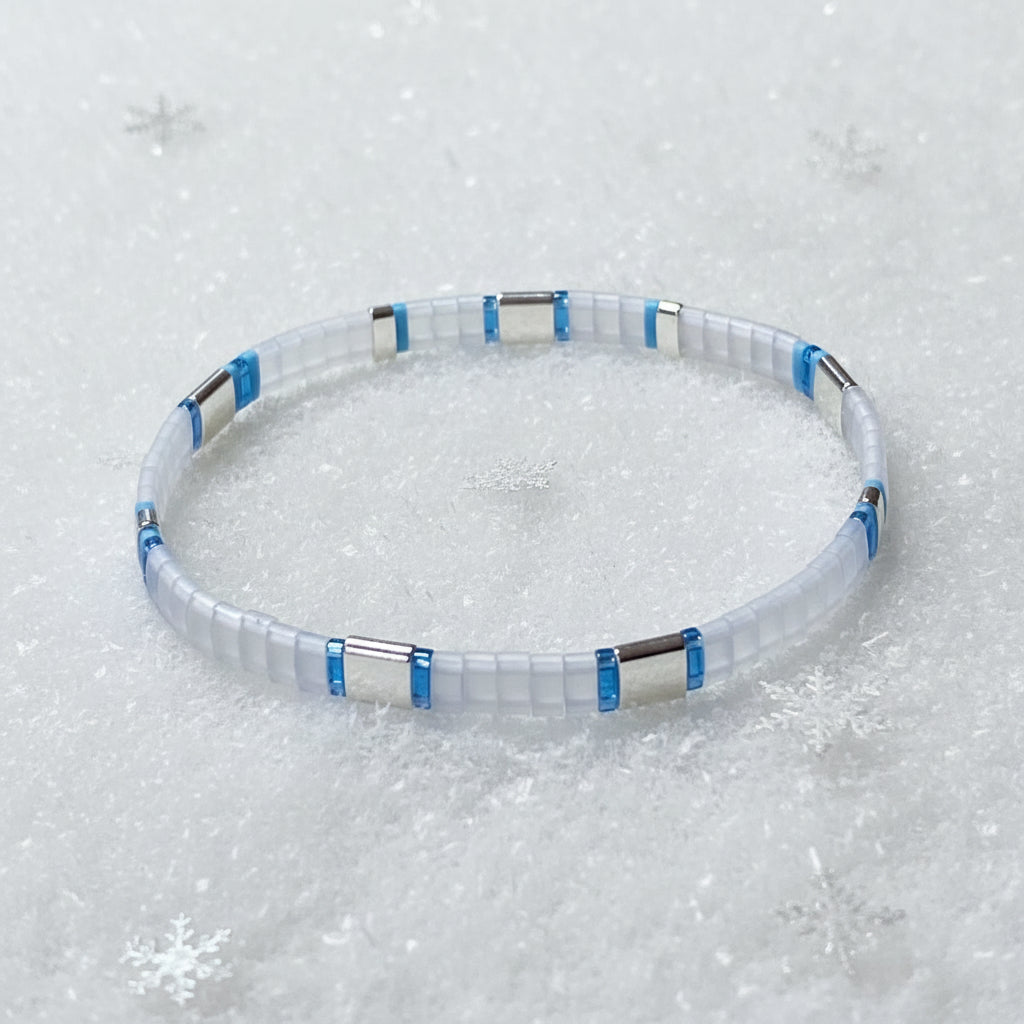 Holiday "Frosty" Tila Bracelet
