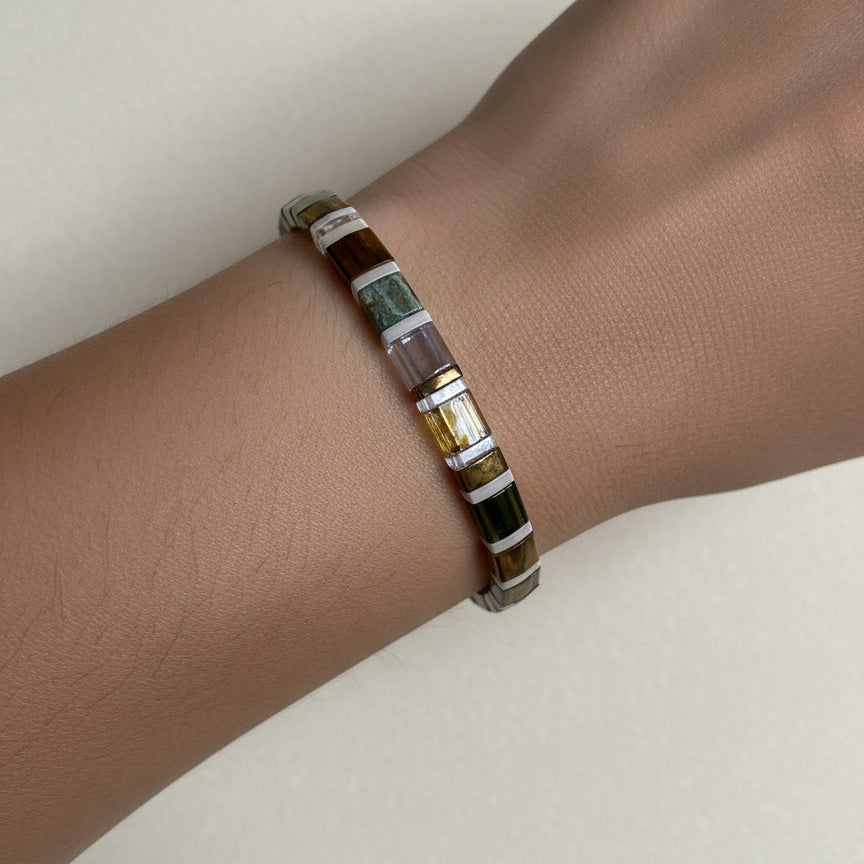 "Winter's Forest" Tila Bracelet